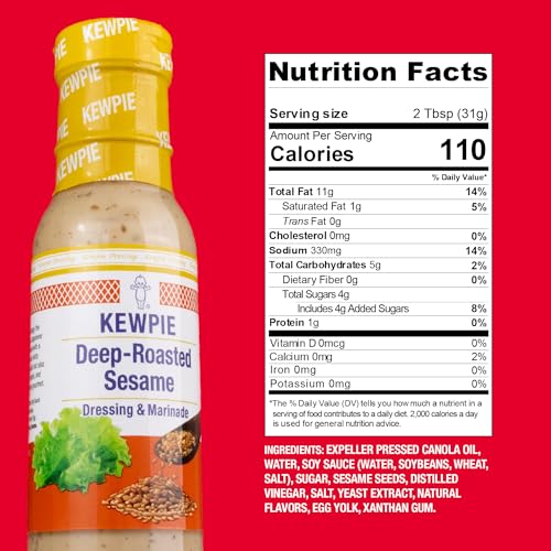 Kewpie Deep Roasted Sesame Dressing 64 oz - Image 5