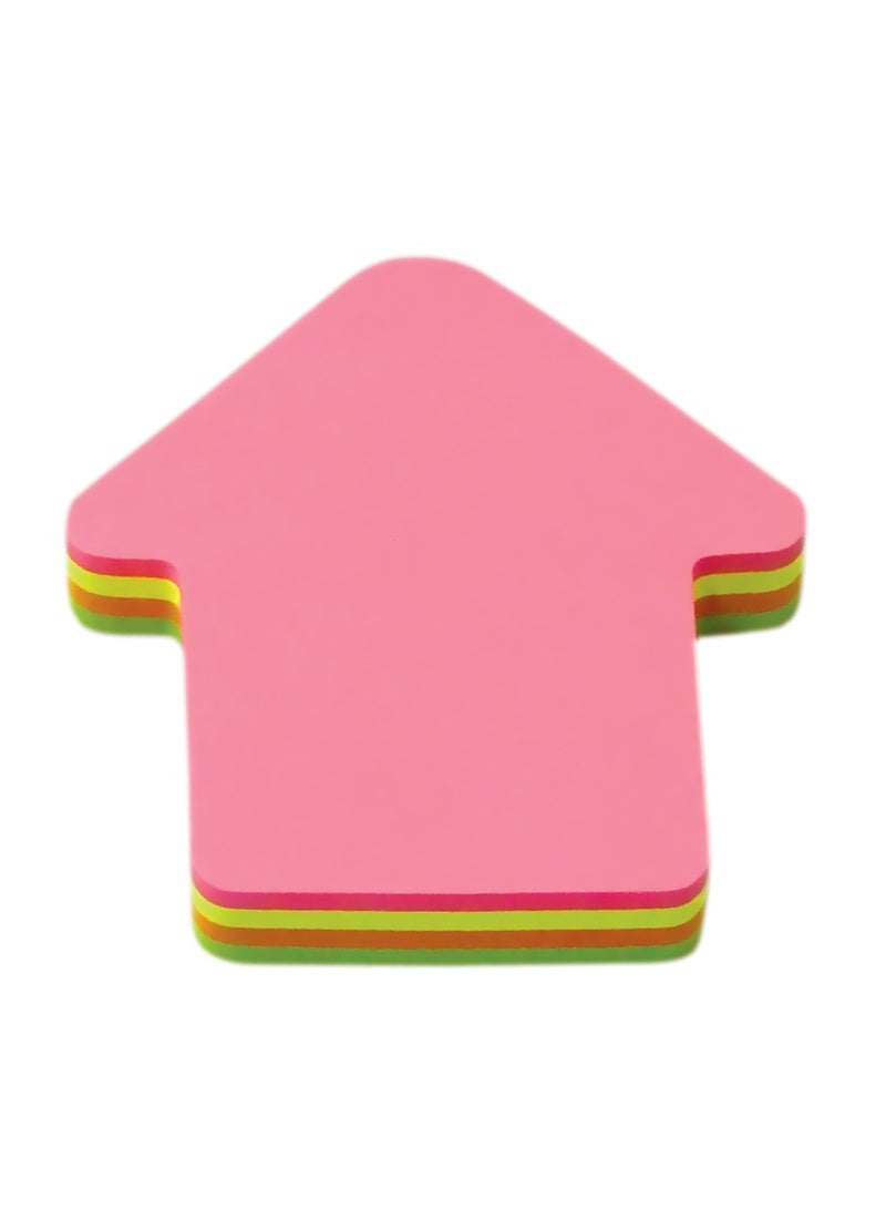 روكو أوراق ملاحظات ذاتية اللصق مقطوعة بالقالب شكل سهم، ١٠٠ ورقة