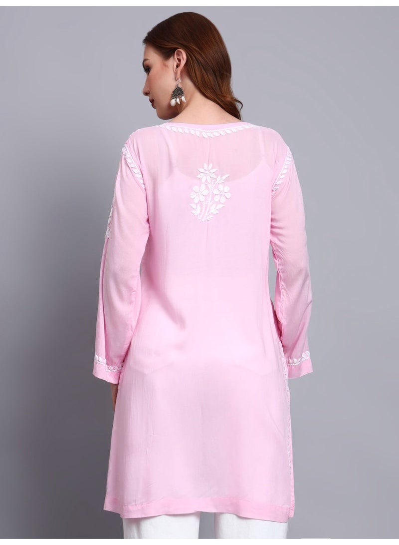 الايا كرت مودال مطرز يدويًا بالتشيكانكاري للنساء - Image 3