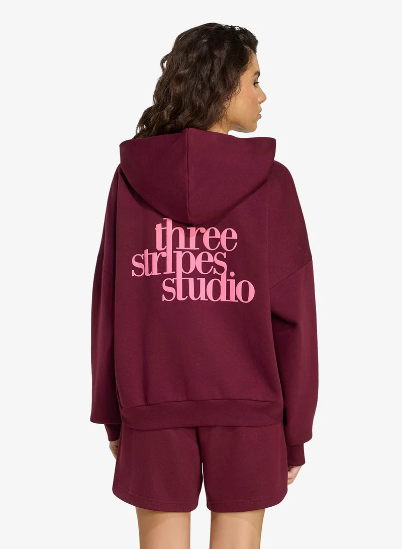 Adidas 3-Stripes Studio Hoodie