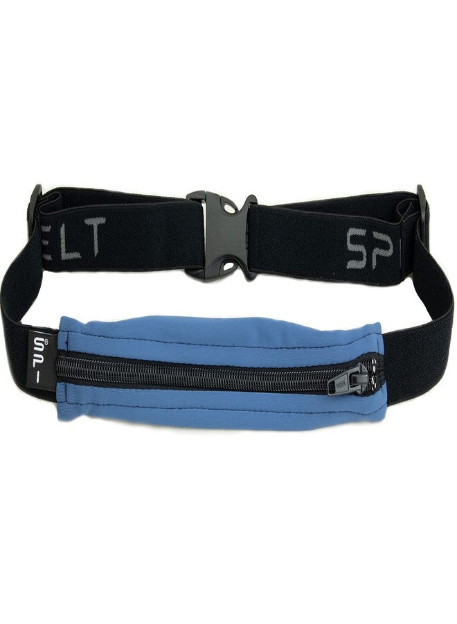 SPIbelt Running Belt with Large Pocket Unisex Phone Holder for Running, Phone Bag, Anti-Bounce Running Expandable, Adjustable, Steel Blue, One Size - Image 2
