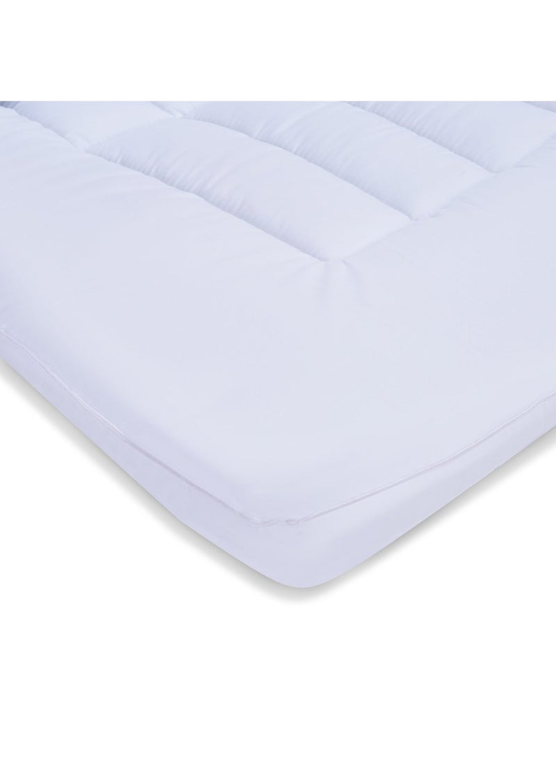 Pan Home Room Essential Mattress Topper 160x200+4cm-White - Image 2