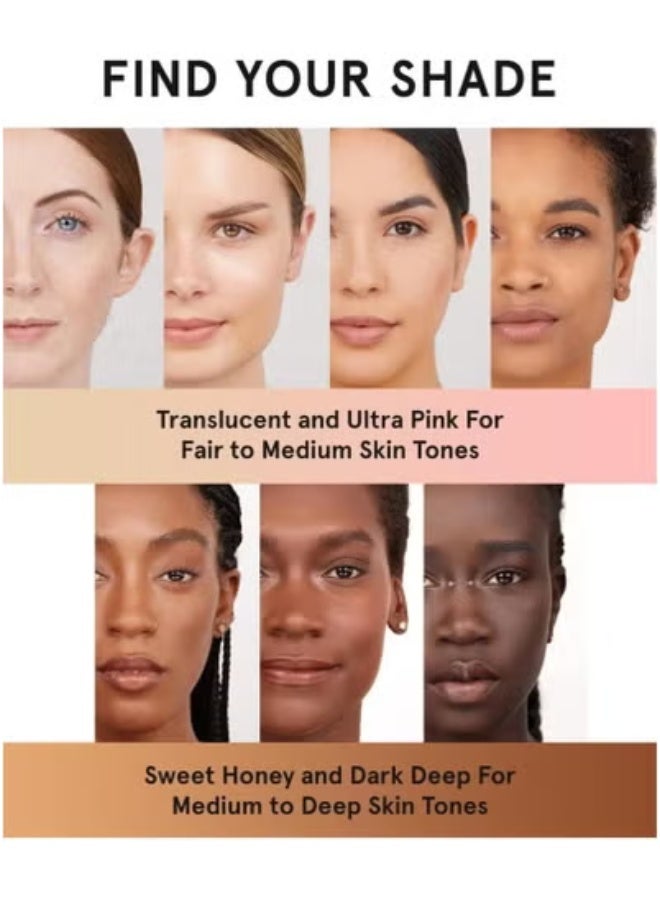 وان سايز بودرة تثبيت فائقة اللمعان، حجم كامل - داكن/غامق - للبشرة الفاتحة إلى المتوسطة - Image 4