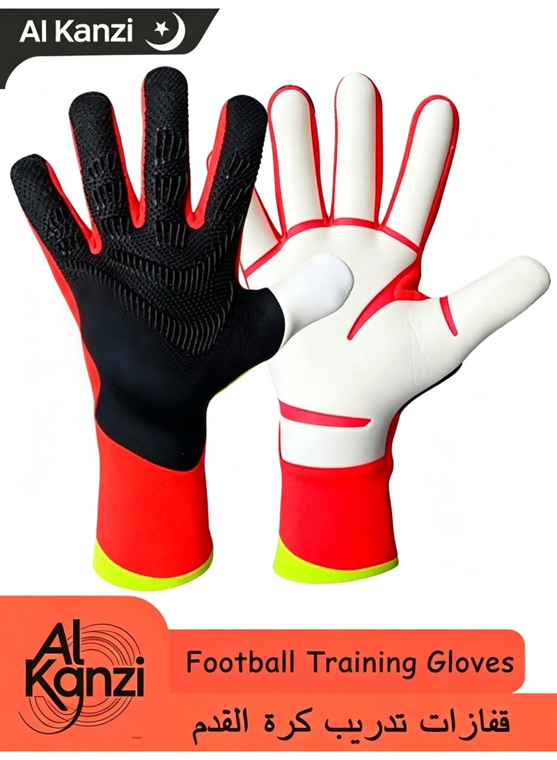Al Kanzi Football Goalkeeper Gloves ,Professional Non-slip Goalie Gloves ,Soccer Goalie Gloves for Training & Match - Anti-Slip Grip , Size 8 - Image 1