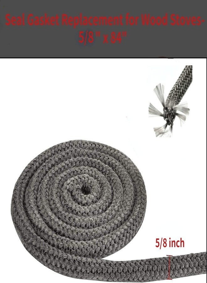 BSTFLEX Graphite Impregnated Fiberglass Rope Seal Gasket Replacement for Wood Stoves- 5/8" x 84" - Image 2