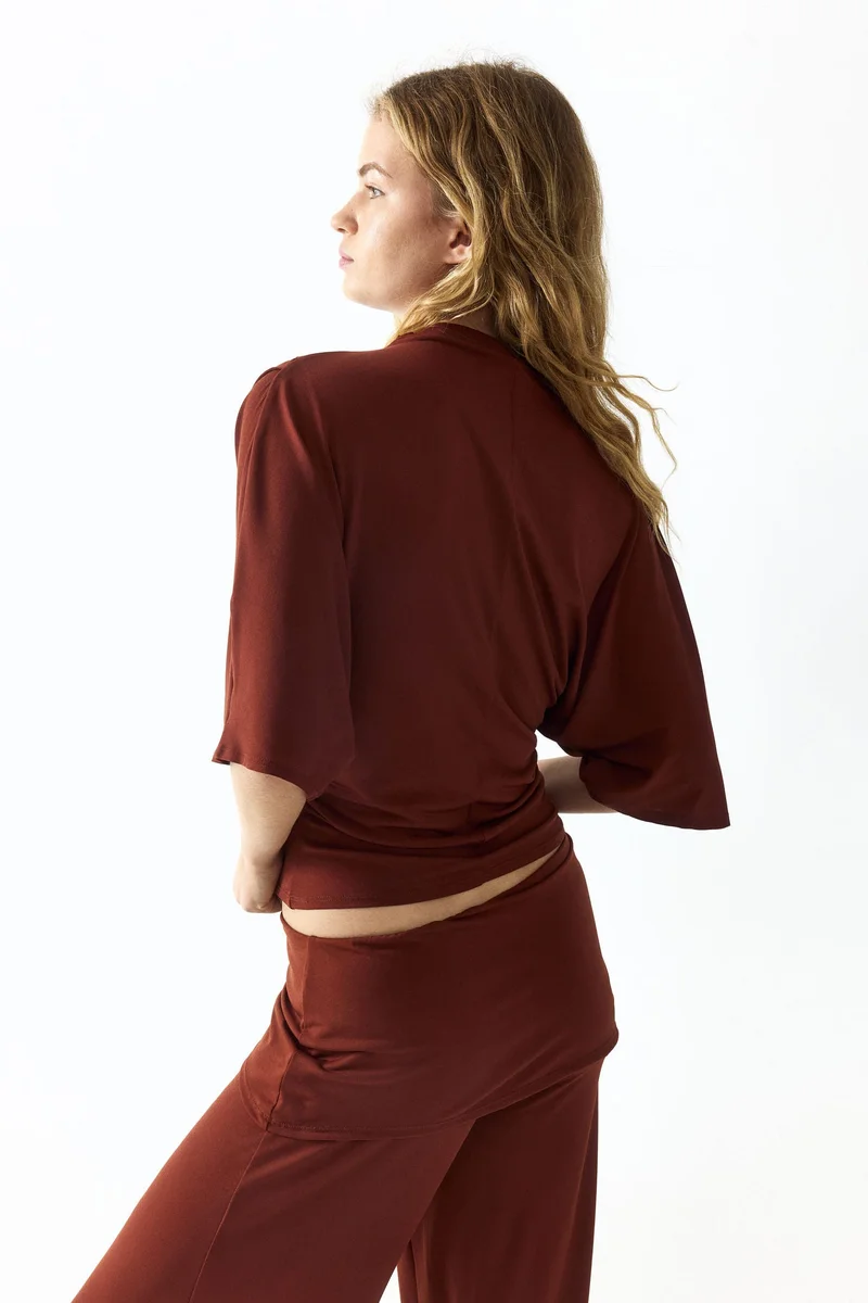 H&M Draped jersey top