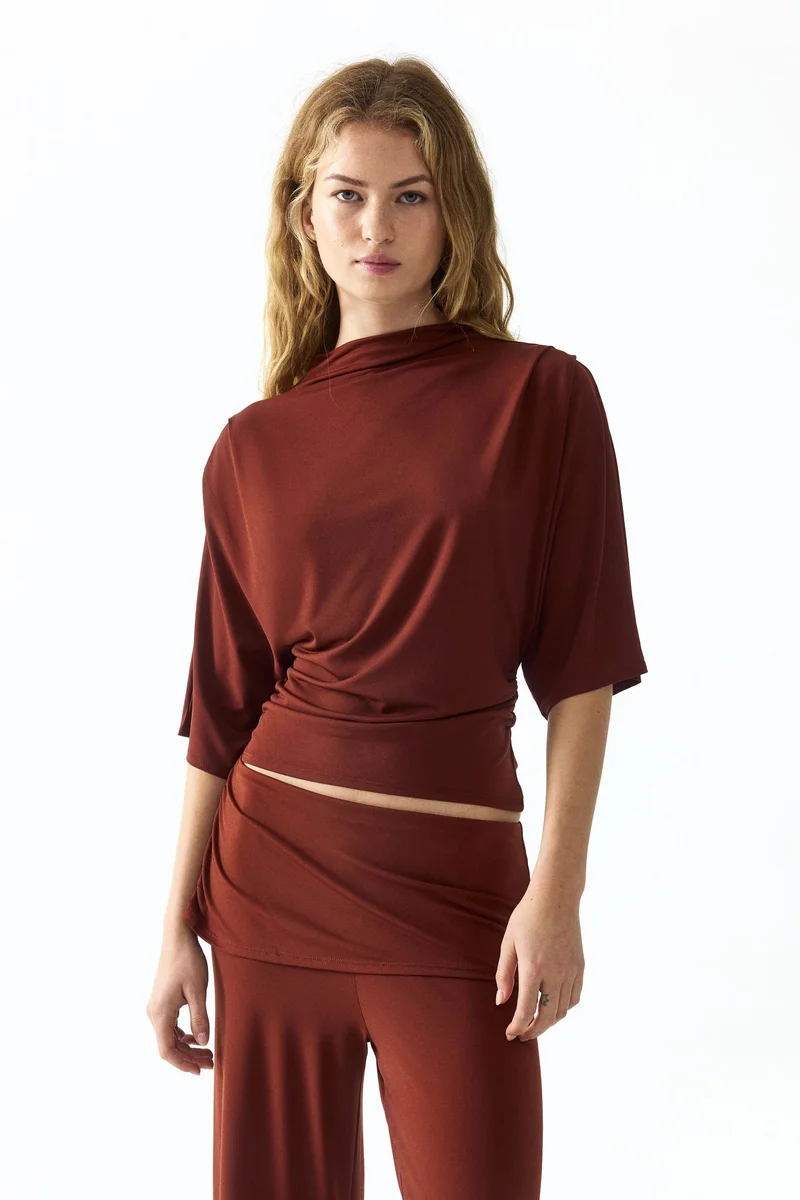 H&M Draped jersey top