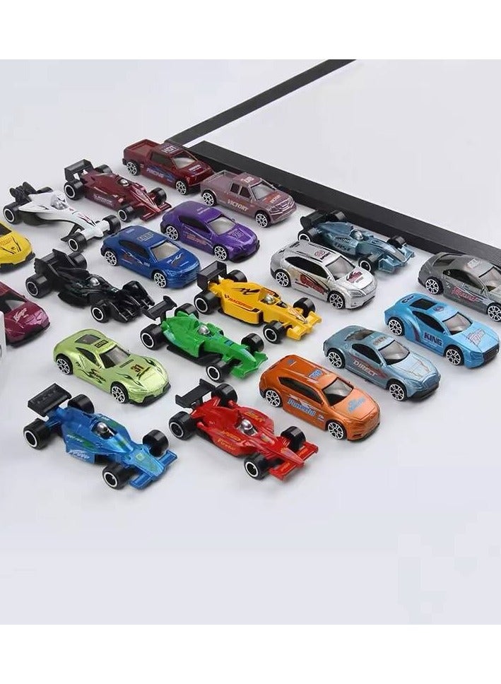 Basic Car Pack of 10 A starter collection of die-cast metal cars in a variety of designs and colours. - Image 2