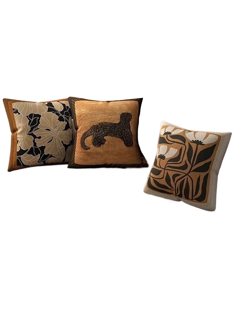 Bukela Pillow Covers Set of 3, Throw Pillow Cover, Modern style Cushion Covers 45cm x 45cm,For Living Room Sofa Couch Bed Pillowcases 18x18 inches（Double sided pattern） - Image 1
