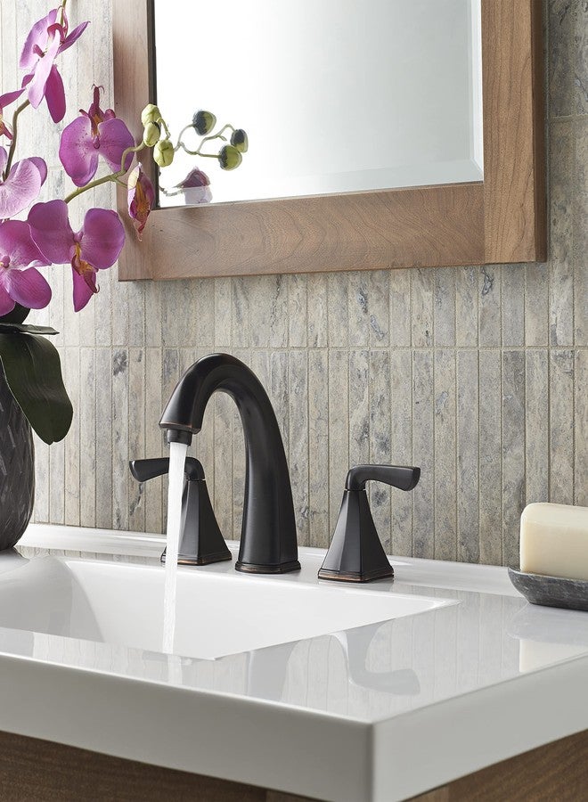 Pfister Selia Bathroom Sink Faucet, 8-Inch Widespread, 2-Handle, 3-Hole, Tuscan Bronze Finish, LF049SLYY - Image 3