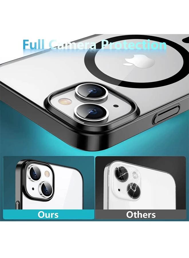 روك بو اي فون 15 حالة الهاتف متوافق مع magsafe حالة الهاتف ، اي فون 15 6-1 ماتي المغناطيسي حالة الهاتف ، بعد اختبار السقوط ، صدمة ، الصفر ، والنفط ، بصمات الأصابع - Image 4