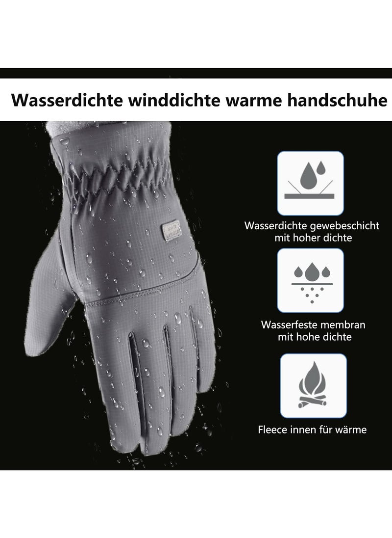 CMGTYYD Winter Gloves Men Women Thermal Gloves Waterproof Touchscreen Gloves Warm Suitable for Outdoor Sports, Running, Hiking, Skiing, Cycling Gloves  - Image 5