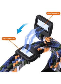 Techmaster Xiaomi Mi Band 8 Mi Band 9 Compatible Magnetic Magnet Band Braided Strap  - Image 3