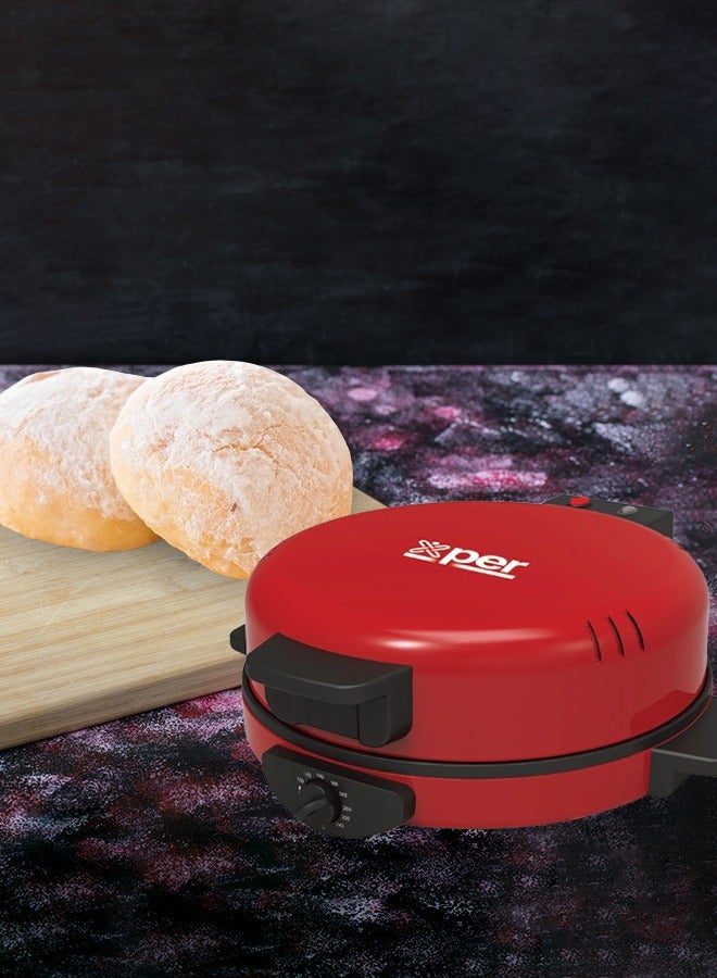إكسبير خبازة للخبز و الفطائر و البيتزا - 1800 وات - تحكم حراري - أحمر - XPBM-18R - Image 4