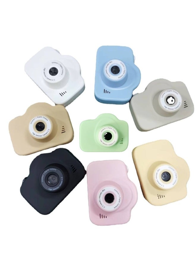 A3 Children's Digital Camera Mini Convenient Children's Camera Front And Rear Double-shot Gift Wholesale-Color:High List Camera -8 Colors Optional  - Image 1