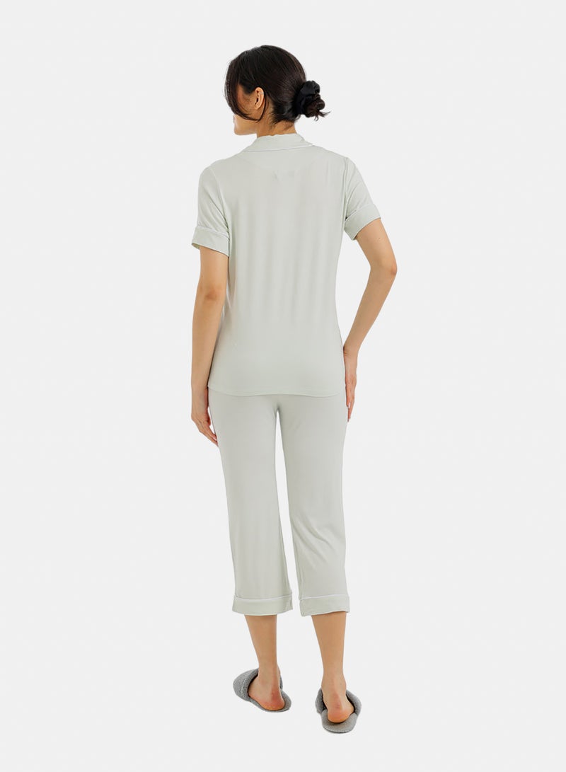 Carina Classic Piping Pyjama Set - Image 4