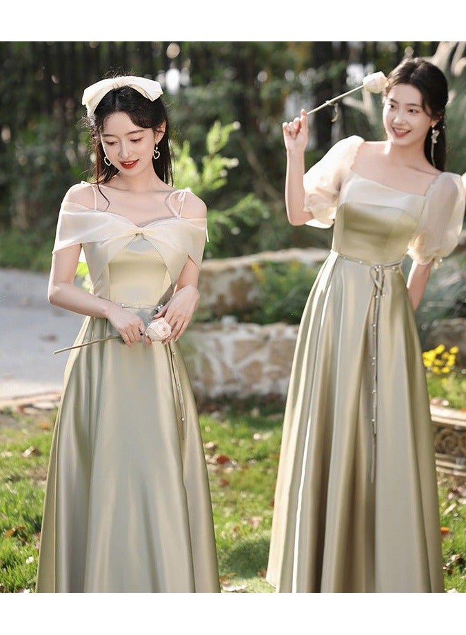 New Fashionable and Elegant Bridesmaid Dress