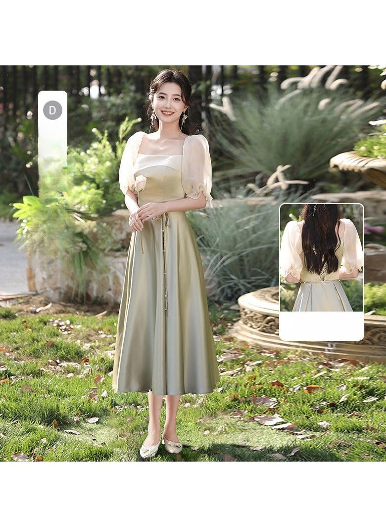 KUYING New Fashionable and Elegant Bridesmaid Dress  - Image 1