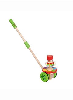 Hape Award Winning Dancing Butterflies Push And Pull L 4 W 6.9 H 22.2 Inch  - Image 1