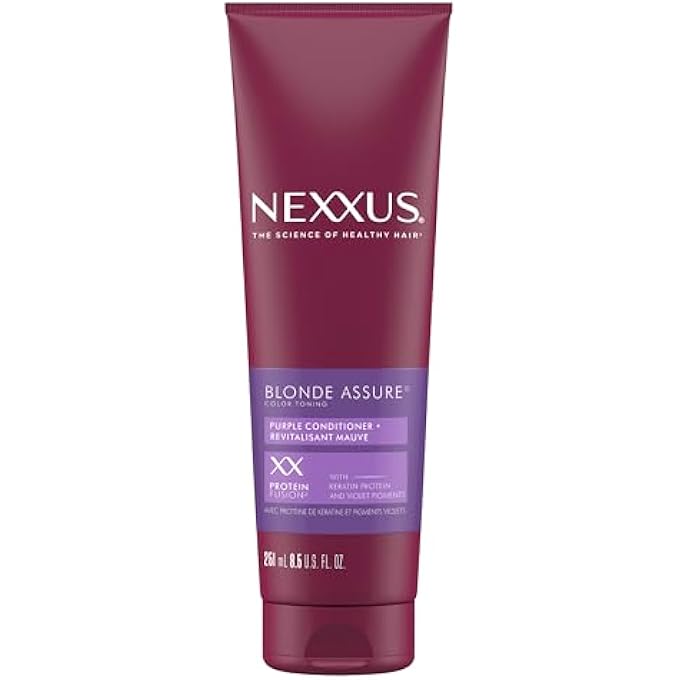 Nexxus HAIR COLOR BLONDE ASSURE PURPLE CONDITIONER, KERATIN CONDITIONER, FOR BLONDE AND BLEACHED HAIR, COLOR CONDITIONER 8.5 OZ - Image 2