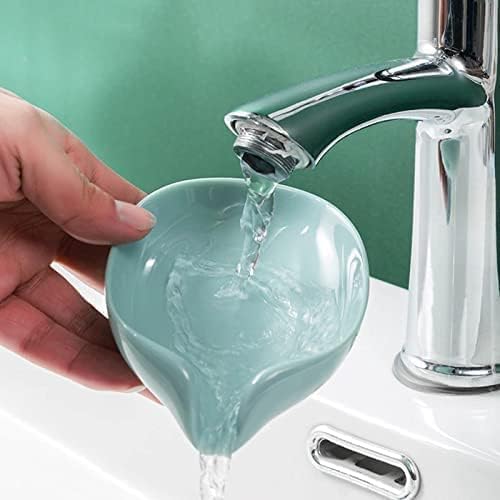DEVHEART Soap Holder Stand Self Draining Soap Dish Holder Soap Box for Shower with Suction Cup for Bathroom, Kitchen, Bathtub, Wash basins - Image 2