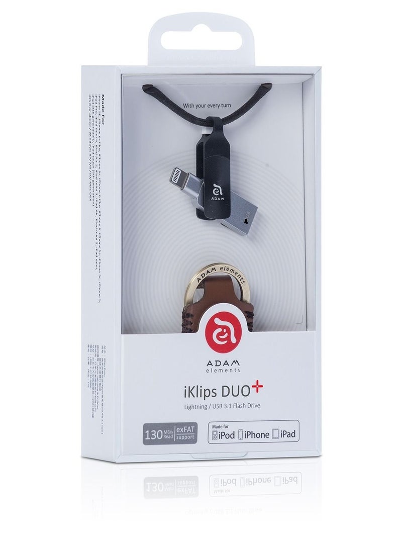 iKlips DUO PLUS 32GB Apple Lightning iOS Flash Drive