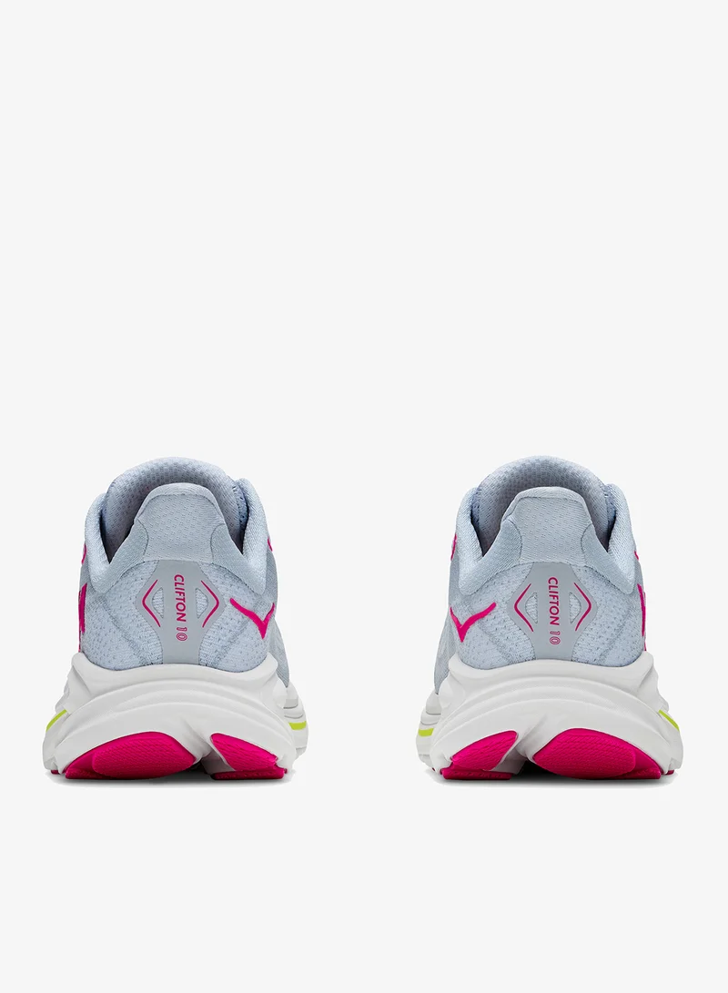 Hoka OVERCAST / NEON DRAGONFRUIT Youth Clifton 10 for Women | Best Price UAE