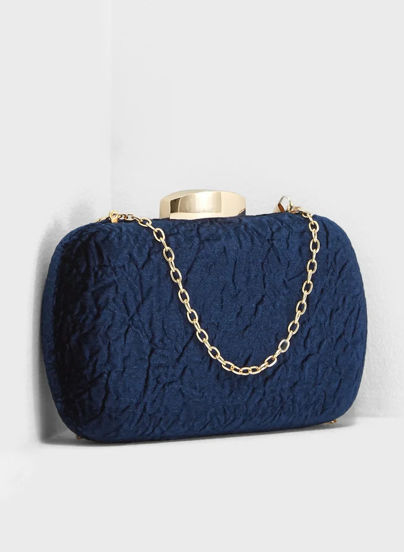ELLA Velvet Box Clutch