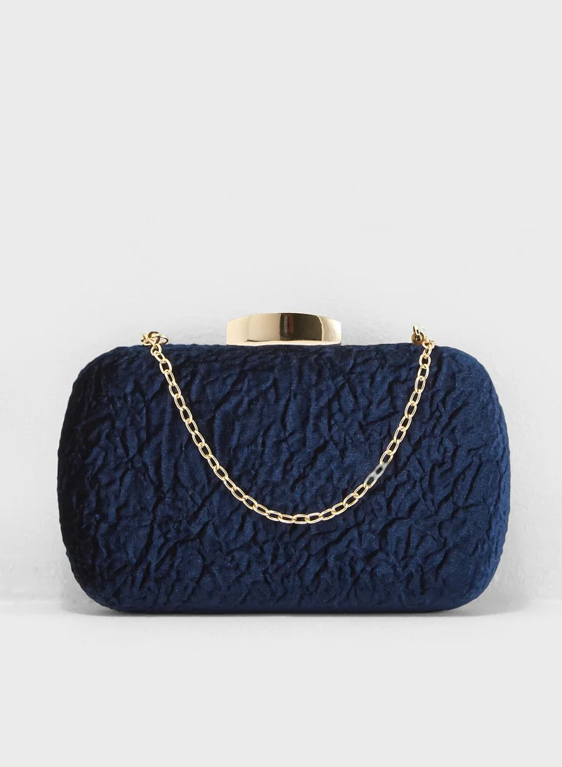 ELLA Velvet Box Clutch