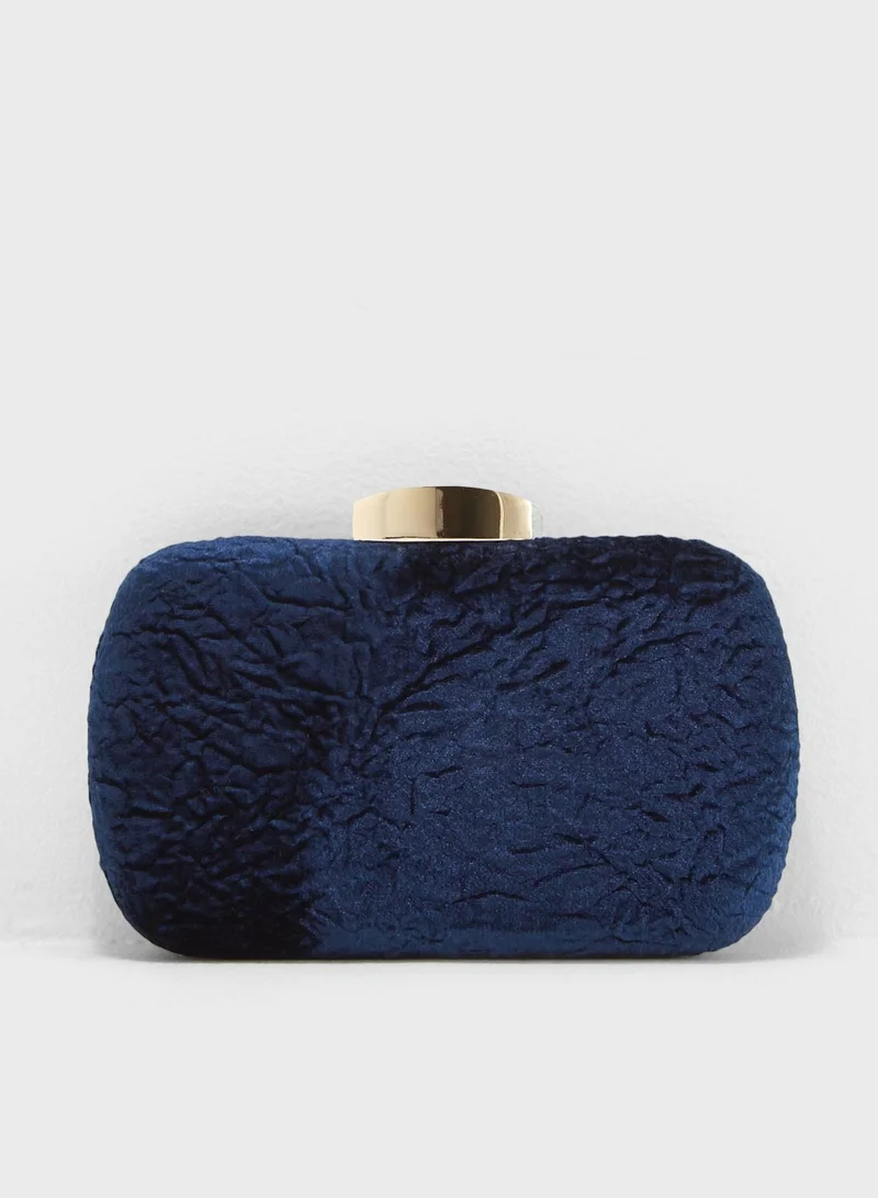 ELLA Velvet Box Clutch