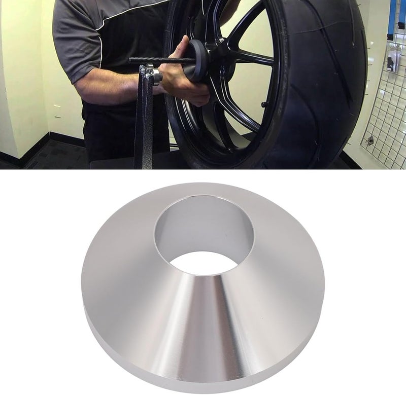 Manual Tire Changer Centering Cone, Wheel Balancer Hold Down Cone, Billet Aluminum Centering Cone for 1.67in Diameter Center Post, Compatible with Most Import Manual Tire Changers - Image 4