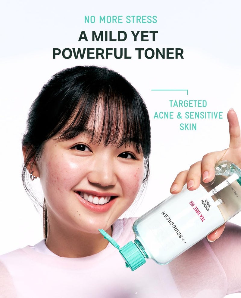 BRING GREEN Tea Tree CICA Soothing Toner | Mild Daily Skincare Routine for Cooling and Hydrating Effect (8.5 Fl. Oz., 250ml) - Image 2