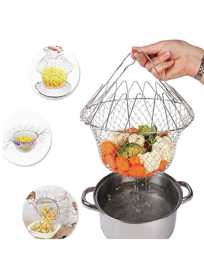 PROMASS Stainless Steel Colander and Fryer Basket - Image 1