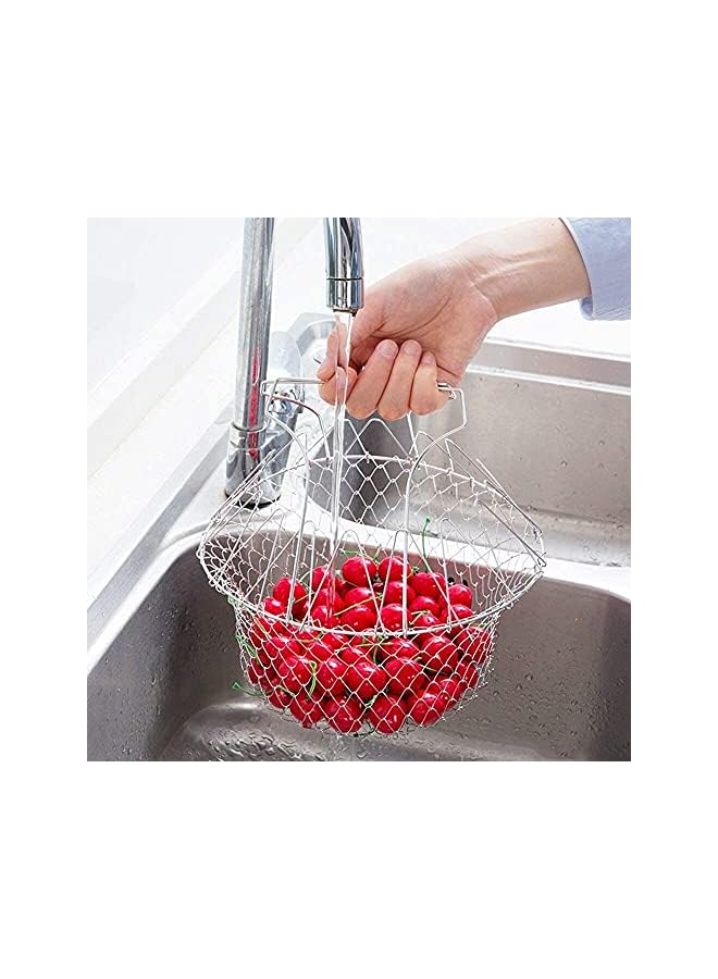 PROMASS Stainless Steel Colander and Fryer Basket - Image 4