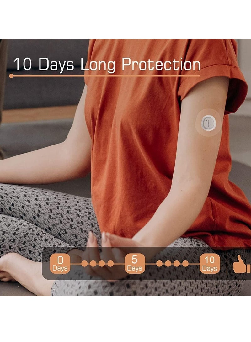 Excefore 25 Pcs Waterproof Adhesive Patches, Latex-Free Bandage Adhesive Patches for Dexcom G7 Waterproof Without Glue in The Center, Long Fixation for Your Sensor - Image 4