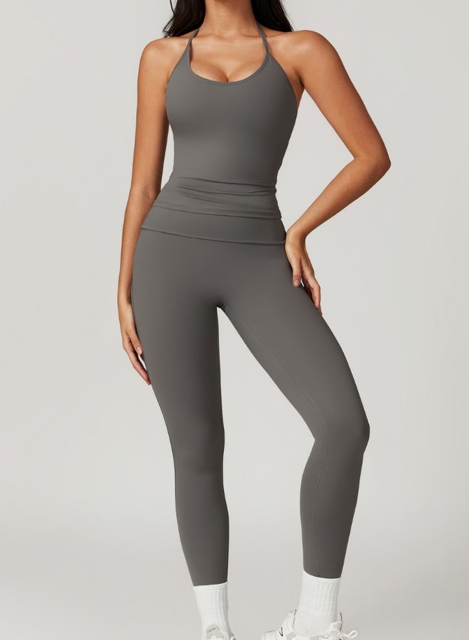 KAWN.YOGA Womens Top Shoulder Strap Sleeves - Image 4