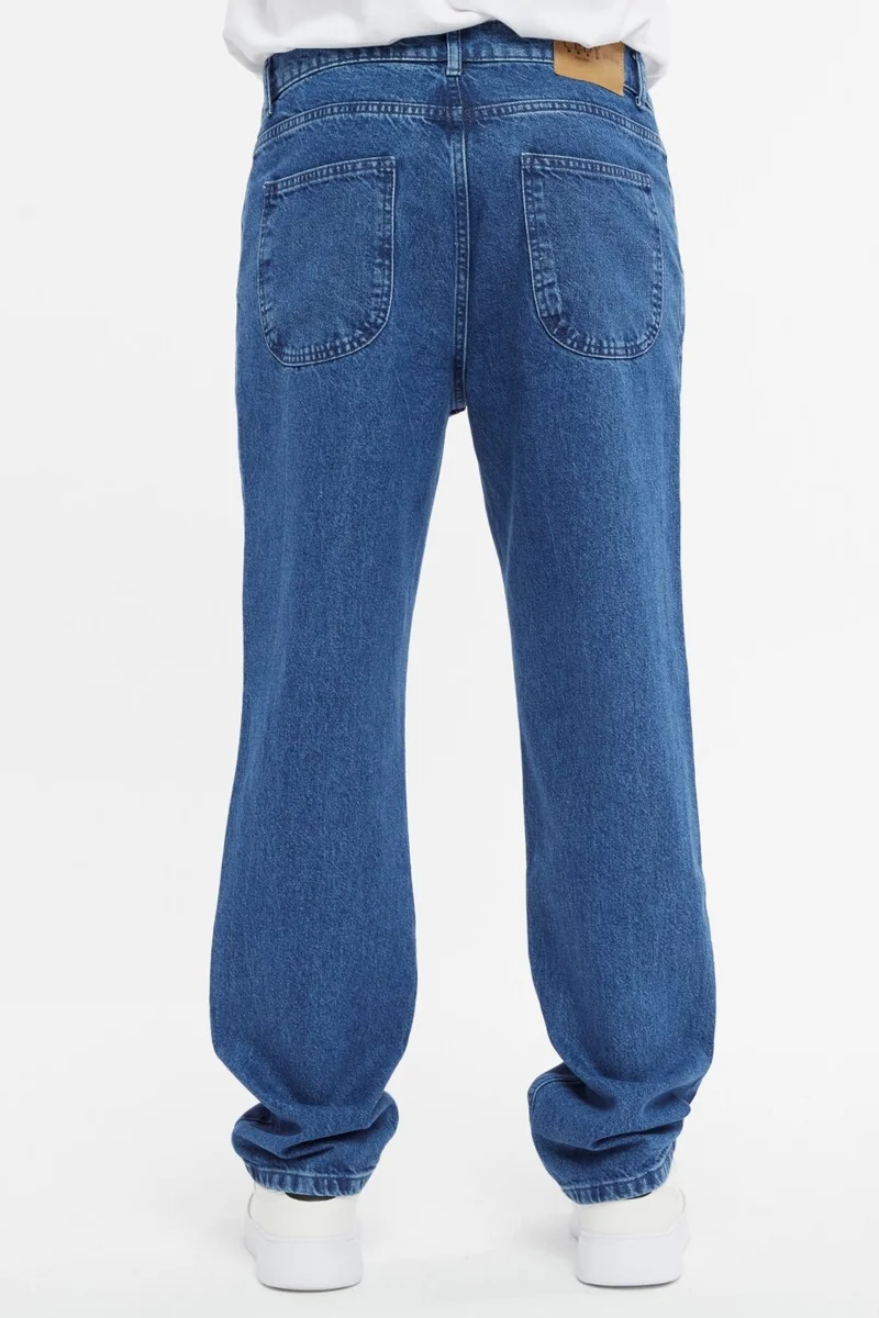 Cedy Denim Men's Pleated High Waist Loose Cut Baggy Loose Fit Jean PANTS-C354