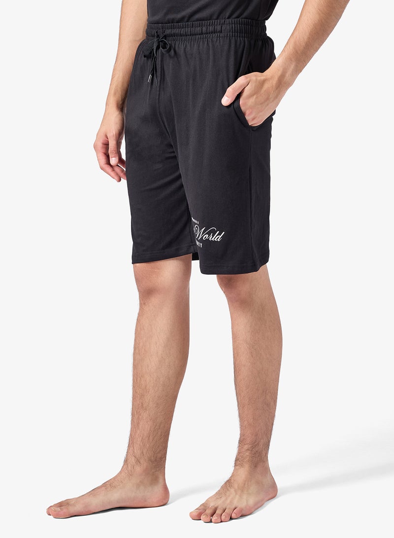 سفنتي فايف طقم بيجامة تي شيرت وشورت - Image 5