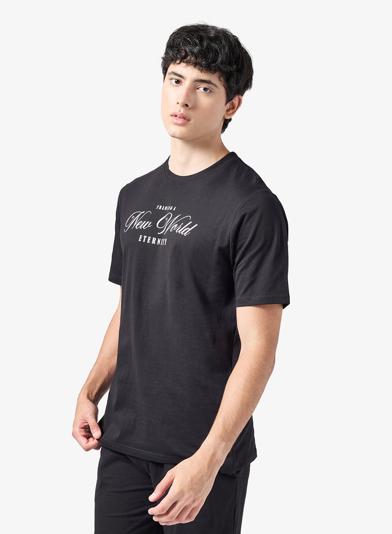 سفنتي فايف طقم بيجامة تي شيرت وشورت - Image 4