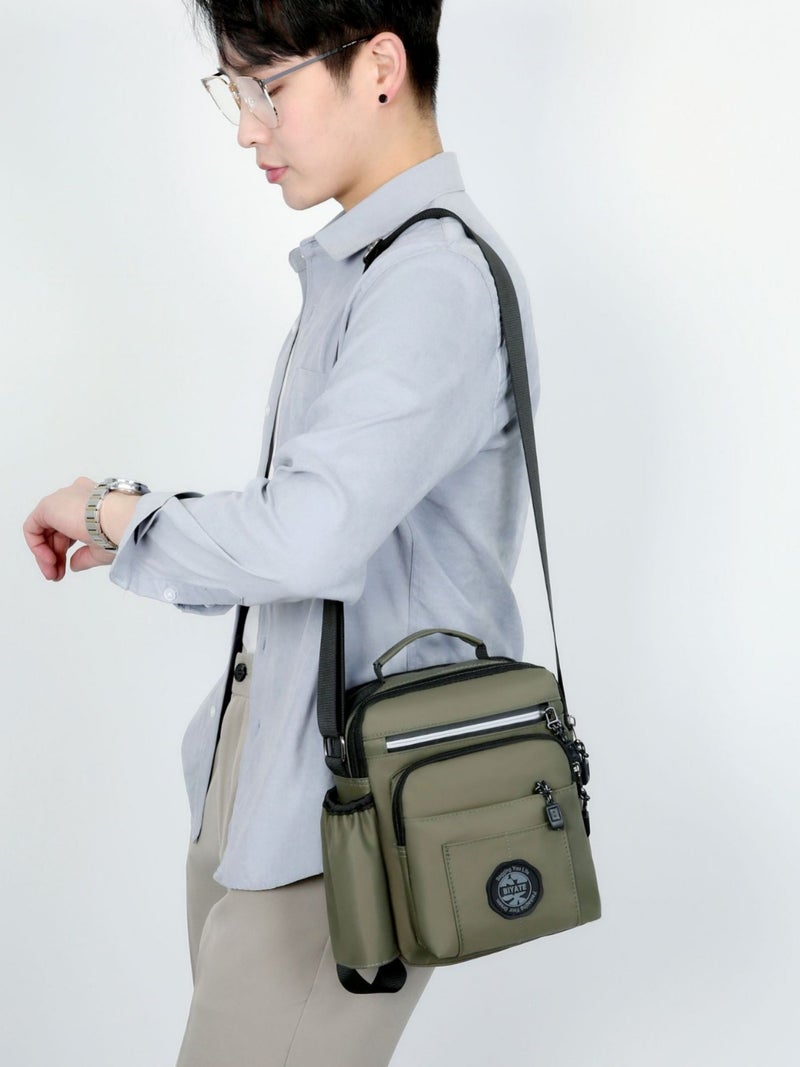 New Multi-Functional Men'S Shoulder Crossbody Casual Bag Multi-Layer Business Travel Waterproof Handbag - Image 3