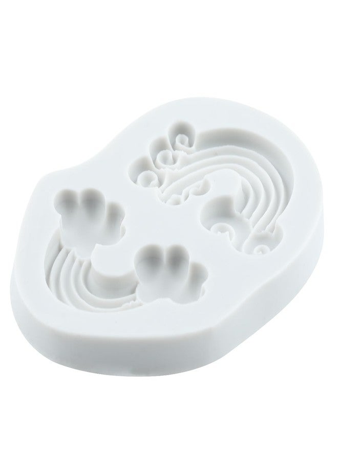 YANQINMS Rainbow Silicone Fondant Molds For Cake Decorating Cupcake Topper Candy Chocolate Gum Paste Polymer Clay - Image 5