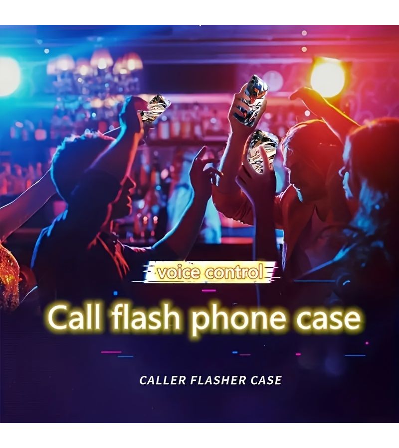 Pink Flowing Light Voice Controlled Luminous Phone Case for Galaxy M35 5G - Image 5