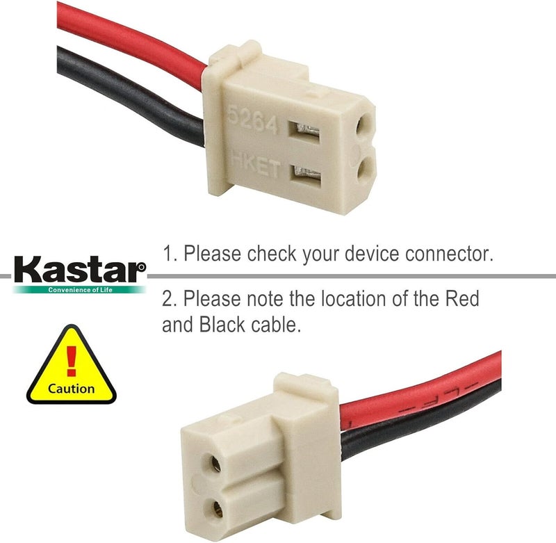 Kastar Kastar 2Pack Battery Replacement for Vtech CS66292 CS66293 CS6649 CS66492 CS6709 CS67092 CS67093 CS6719 CS67192 CS671915 CS671916 CS6729 CS67292 CS672921 CS67293 CS67294 CS67294D Handset  - Image 4