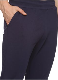 ملابس RSO بنطال رياضي بوليستر للرجال (أزرق كحلي)  - Image 5