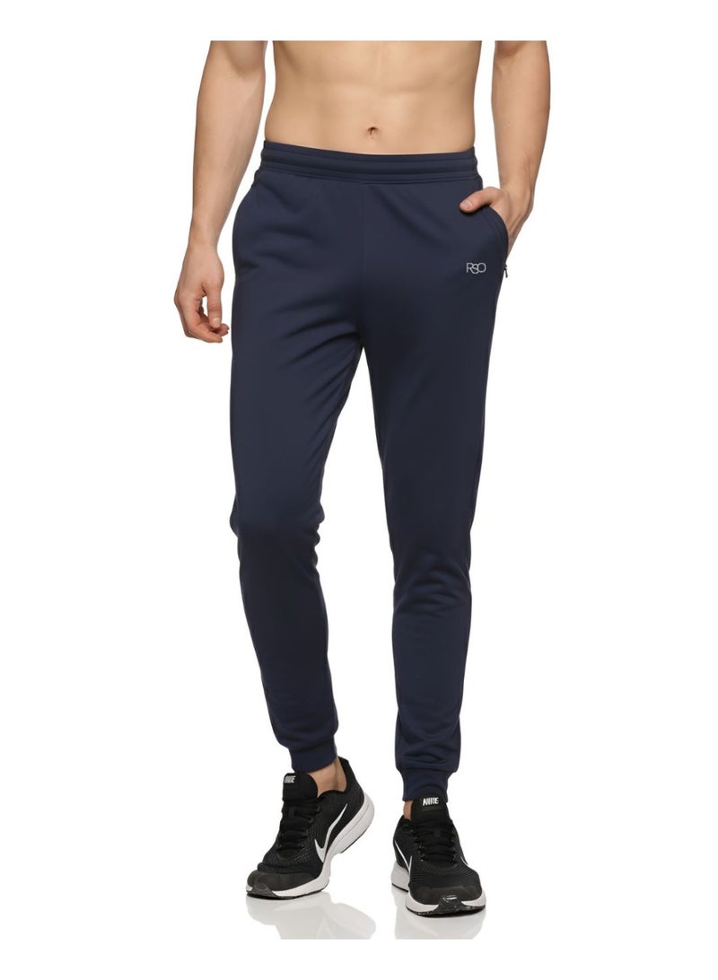 ملابس RSO بنطال رياضي بوليستر للرجال (أزرق كحلي) - Image 1