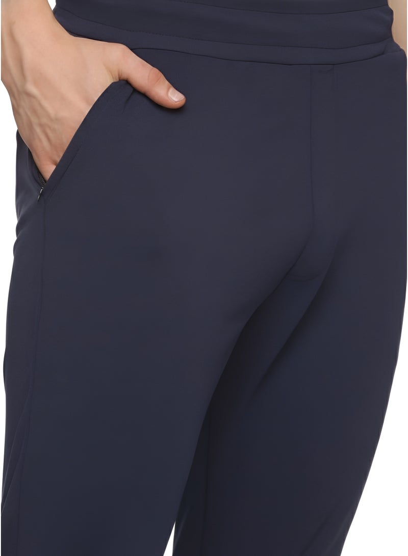 ملابس RSO بنطال رياضي بوليستر للرجال (أزرق كحلي) - Image 2