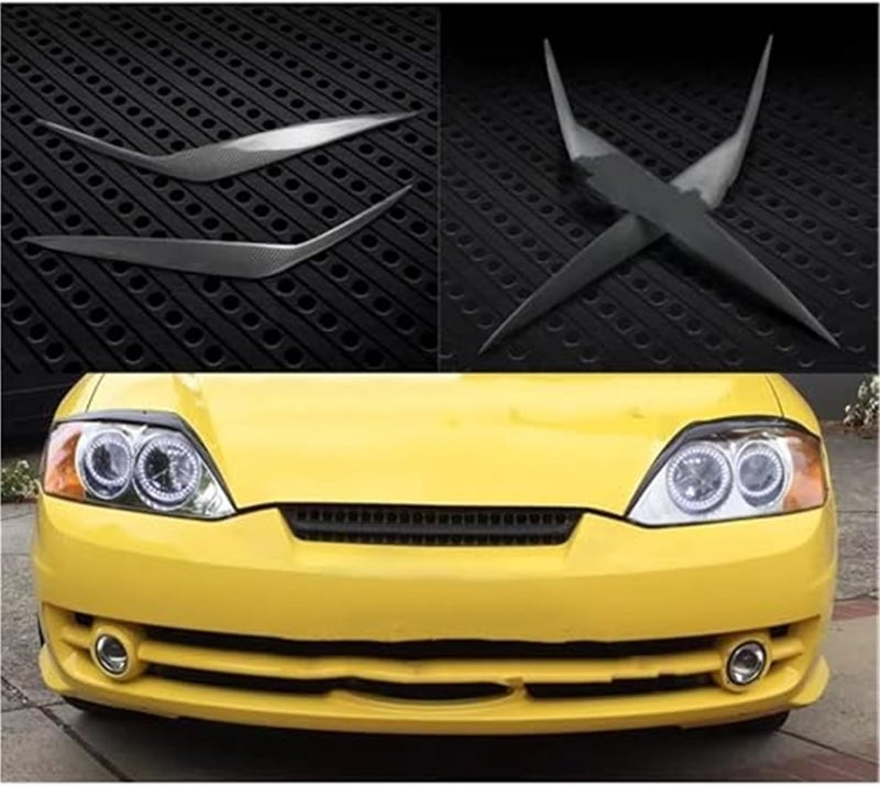 Vuzmode Carbon Fiber Headlight Eyebrow for Hyundai Coupe - Image 3