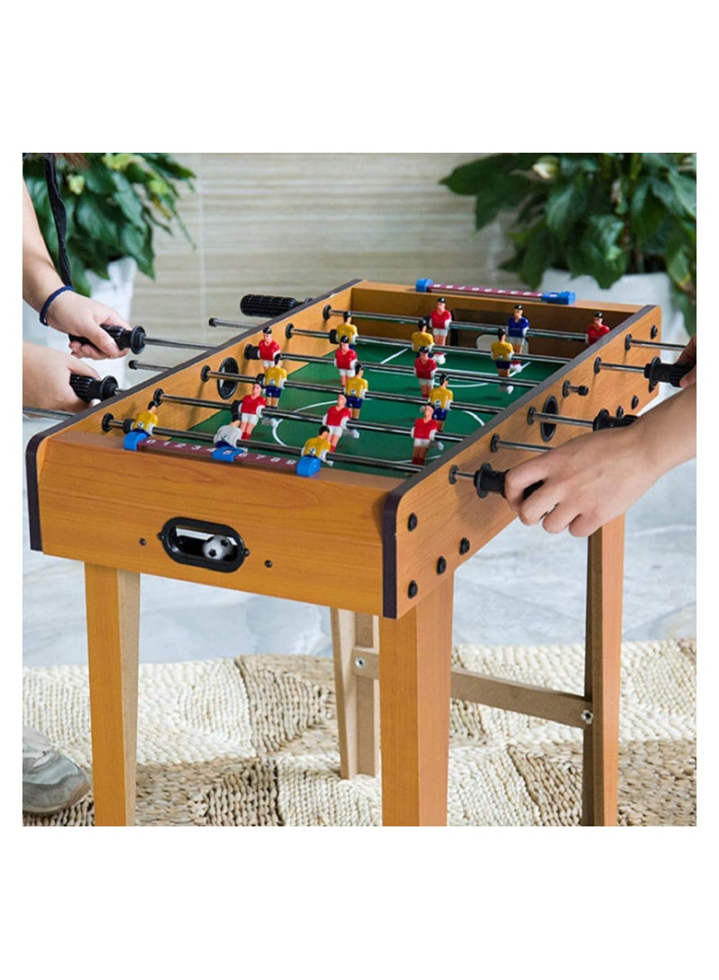 Spall Table Football Game Set Easy Assemble Soccer Game Table 2 Balls Arcade Tables Games For Children Game Room Toys Mini Soccer Table Portable And Fun For The Whole Family - Image 2
