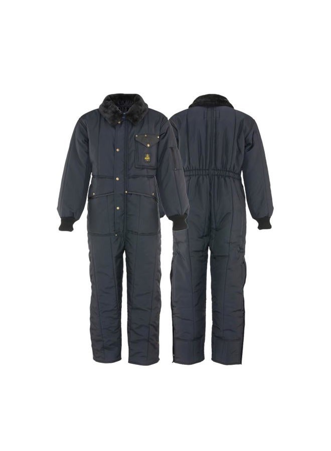 RefrigiWear Unisex Iron-Tuff Insulated Coveralls, Comfort Rating of -50°F, Navy, XL - Image 1