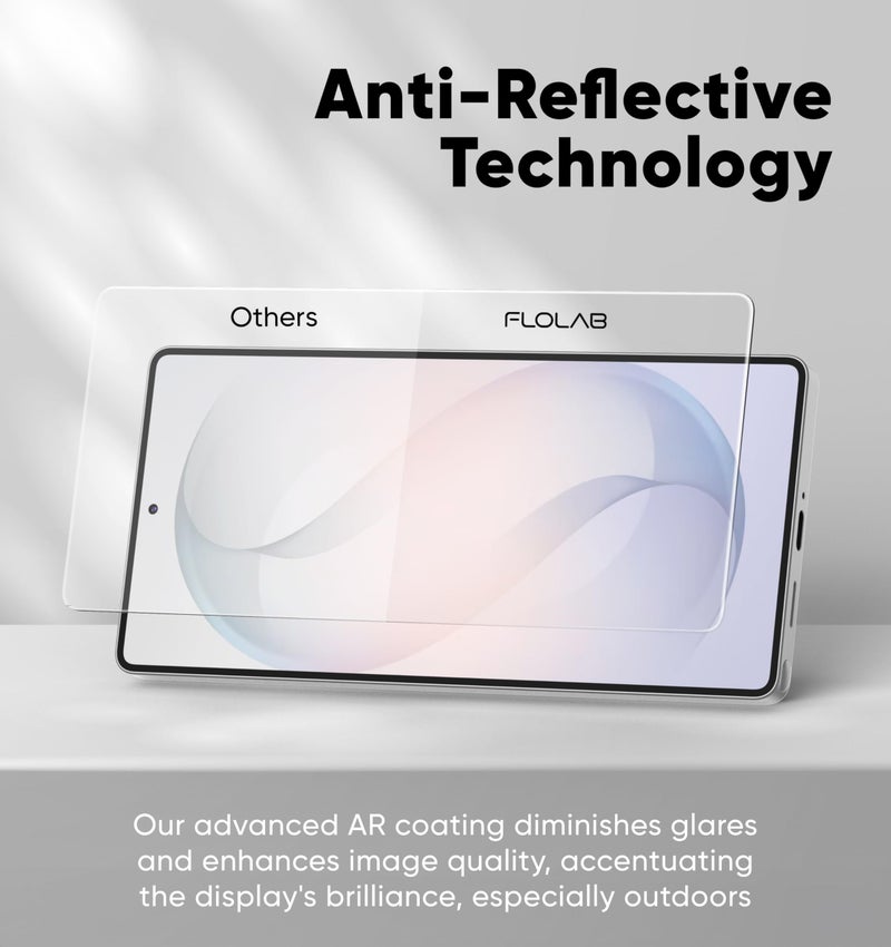FLOLAB حماية شاشة FLOLAB NanoArmour ONETIME PRO لجهاز Samsung Galaxy S26 Ultra زجاج مقسى مضاد للانعكاس، من الحافة إلى الحافة، متوافق مع بصمة الإصبع، خالي من الغبار، سهل التركيب - Image 2